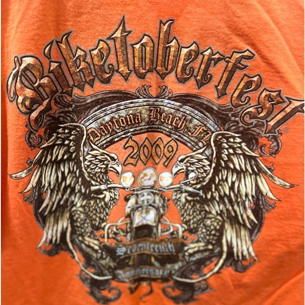 Vintage Biketober Fest Daytona Beach 2009 t-shirt size XL